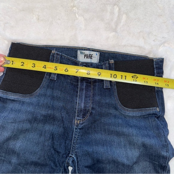 NWOT PAIGE Size 28 Maternity Verdugo Ultra Skinny Jeans Stretch Pregnancy Blue - Picture 9 of 9